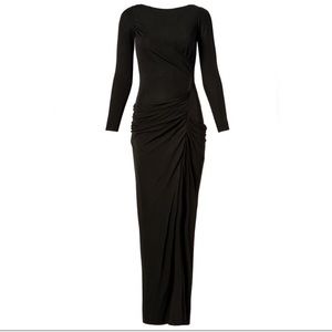 Black badgley mischka forbidden territory gown